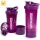 Shaker Bottle - 24 Ounce Protein Shaker Plastic Bottle for Pre & Post workout with Twist and Lock Protein Box Storage