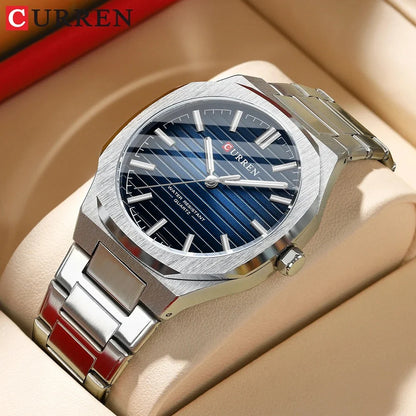 CURREN Original Brand Stainless Steel Band Wrist Watch For Men With Brand (Box & Bag)-8456