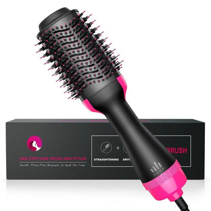 Face Value Hair Dryer Brush 3-in-1 Hot Air Brush Hair Styling Machine Brush for Women Fast Drying Styling Straightening Curling Hair Brush Set Suitable for All Hair Types